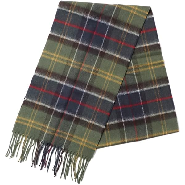 新品未使用　Barbour マフラー　カシミヤ10%　メリノ90%　バブアー Barbour マフラー 「Barbour / バブアー」 new check tartan